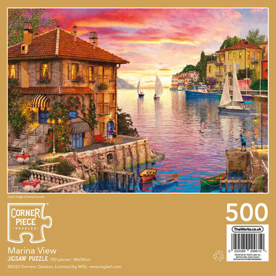 Marina View 500 Piece Jigsaw Puzzle image number 3