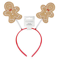 Christmas Gingerbread Man Head Boppers
