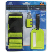 Green Luggage Travel Set