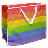 Rainbow Reusable Zip Shopping Bag