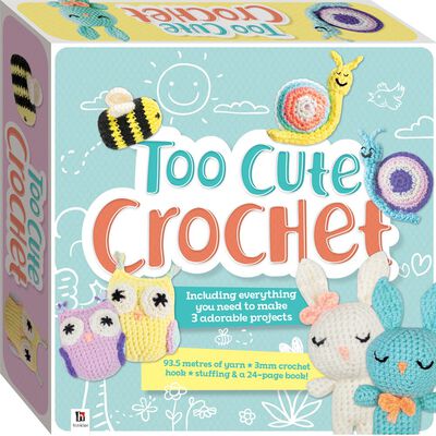Hinkler Too Cute Crochet Animals Kit (new)