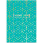A5 Gold Geometric Notebook image number 1