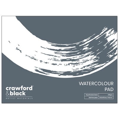 Crawford & Black Watercolour Pad: 16 Sheets image number 1