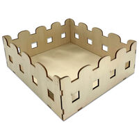 Wooden Easter Hamper Basket