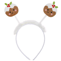 Christmas Pudding Bopper Headband Bundle