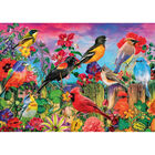 Birds and Bloom in Garden 1000 Piece Jigsaw Puzzle image number 2