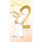 Guess How Much I Love You Age 2 Birthday Card image number 1