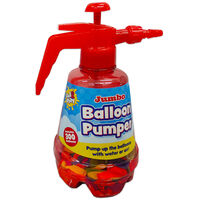 Large Water Balloon Pumper and 300 Balloons - Assorted