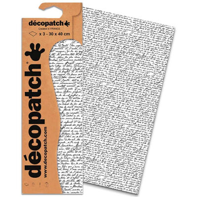 Decopatch Decorative Papers: Written Scroll image number 1
