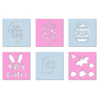 Peppa Pig Easter Stencil Set: Pack of 6
