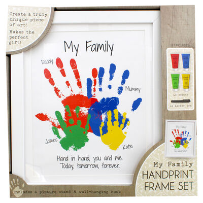 My Family Handprint Frame Set From 10.00 GBP