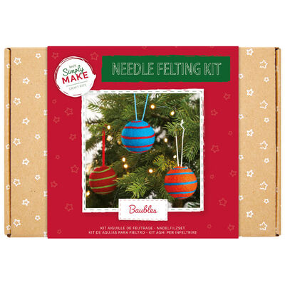 Needle Felting Kit: Baubles image number 1