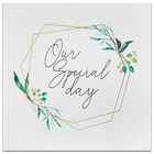 Gold Geometric Wedding Guest Book image number 1