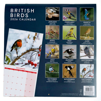 British Birds 2026 Calendar & Diary Set image number 4