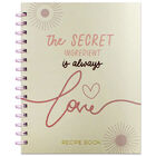 The Secret Ingredient is Always Love Recipe Book Journal image number 1