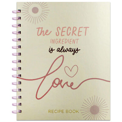 The Secret Ingredient is Always Love Recipe Book Journal image number 1