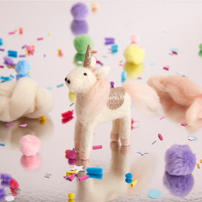 Simply Make: Unicorn Needle Felting Craft Kit image number 2