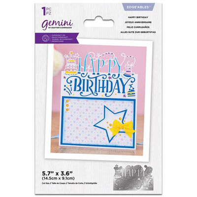 Gemini Edge’ables Die: Happy Birthday image number 1