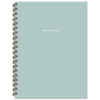 A4 Wiro Pastel Aqua Notebook