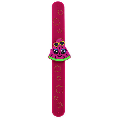Watermelon Fruitopia Scented Snap Band Bracelet image number 3