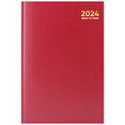 A4 2024 Hardcase Week to View Diary: Red image number 1