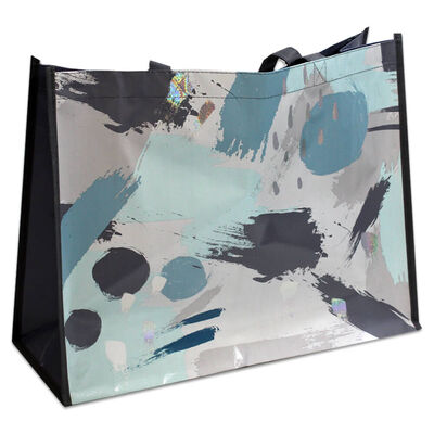Abstract Paint Strokes Reusable Shopping Bag image number 1