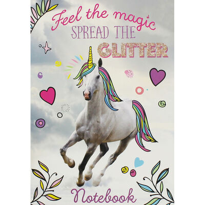 A5 Flexi Feel The Magic Spread The Glitter Notebook image number 1