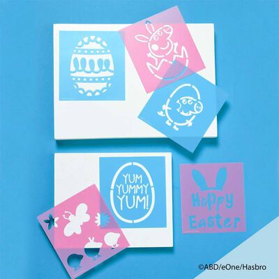 Peppa Pig Easter Stencil Set: Pack of 6 image number 3