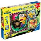 Minions & Monsters 3 x 49 Piece Jigsaw Puzzle Set image number 1