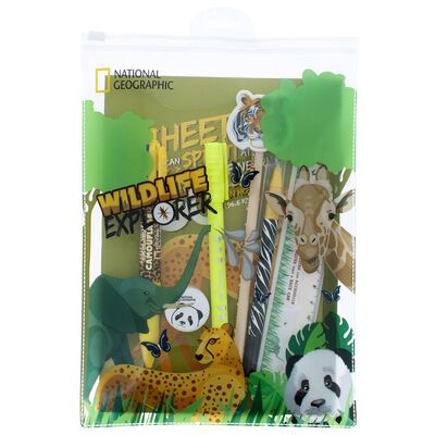 National Geographic Wildlife Explorer Stationery Set image number 1