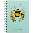 A5 Bee Happy 2022 Day a Page Diary image number 1