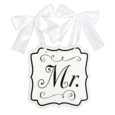 Mr White Wooden Chair Sign image number 1