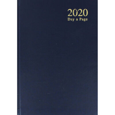 A5 Blue 2020 Day a Page Diary image number 1