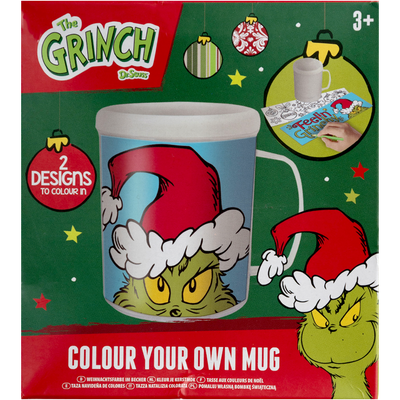 The Grinch Colour Your Own Mug image number 1