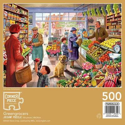 Greengrocers 500 Piece Jigsaw Puzzle image number 3