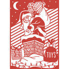 Santa Craft A Card Metal Cutting Die image number 2