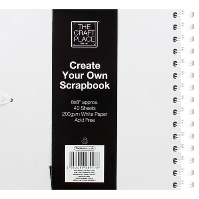 Create Your Own White Scrapbook - 8 x 8 Inches image number 3