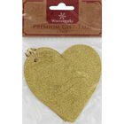 6 Premium Glitter Heart Gift Tags - Assorted image number 1