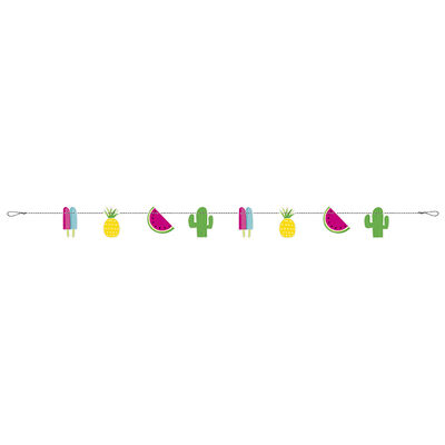 6ft Tropical Fiesta Garland image number 2