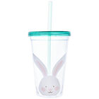Easter Drinking Cup with Straw: Bunny image number 1