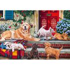 Dog Family 500 Piece Jigsaw Puzzle image number 2