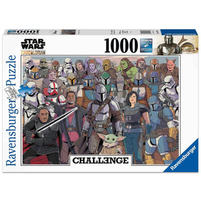 Challenge The Mandalorian 1000 Piece Jigsaw Puzzle image number 1