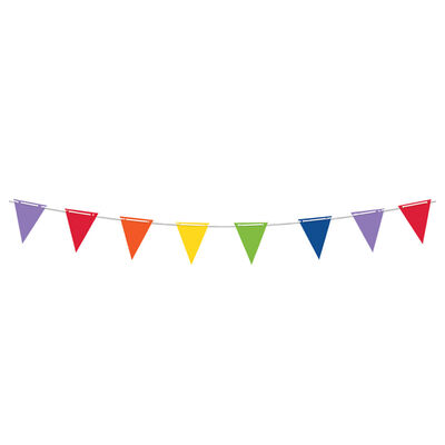 Pennant Rainbow Banner From 0.50 GBP | The Works