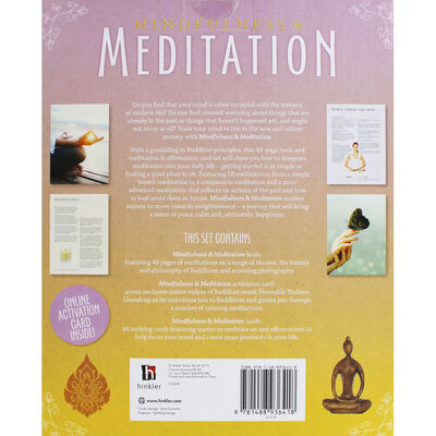 Mindfulness & Meditation: Book & Affirmation Card Set image number 2