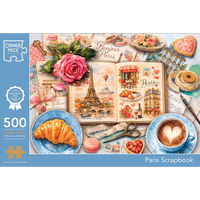 Paris Scrapbook 500 Piece Jigsaw Puzzle