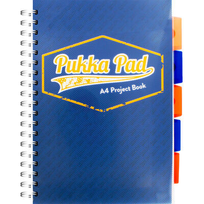 A4 Blue Pukka Pad Project Book image number 1