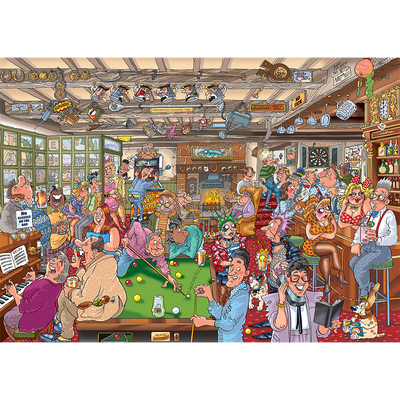 Wasgij Destiny 19 - The Puzzlers Arms! 1000 Piece Jigsaw Puzzle image number 2