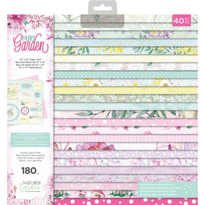 Natures Garden Fairy Garden 12 x 12 Paper Pad image number 1