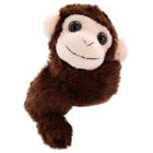 Plush Animal Snap Band Bracelet: Monkey image number 1