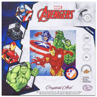Marvel Avengers Superheroes Crystal Art Canvas Kit